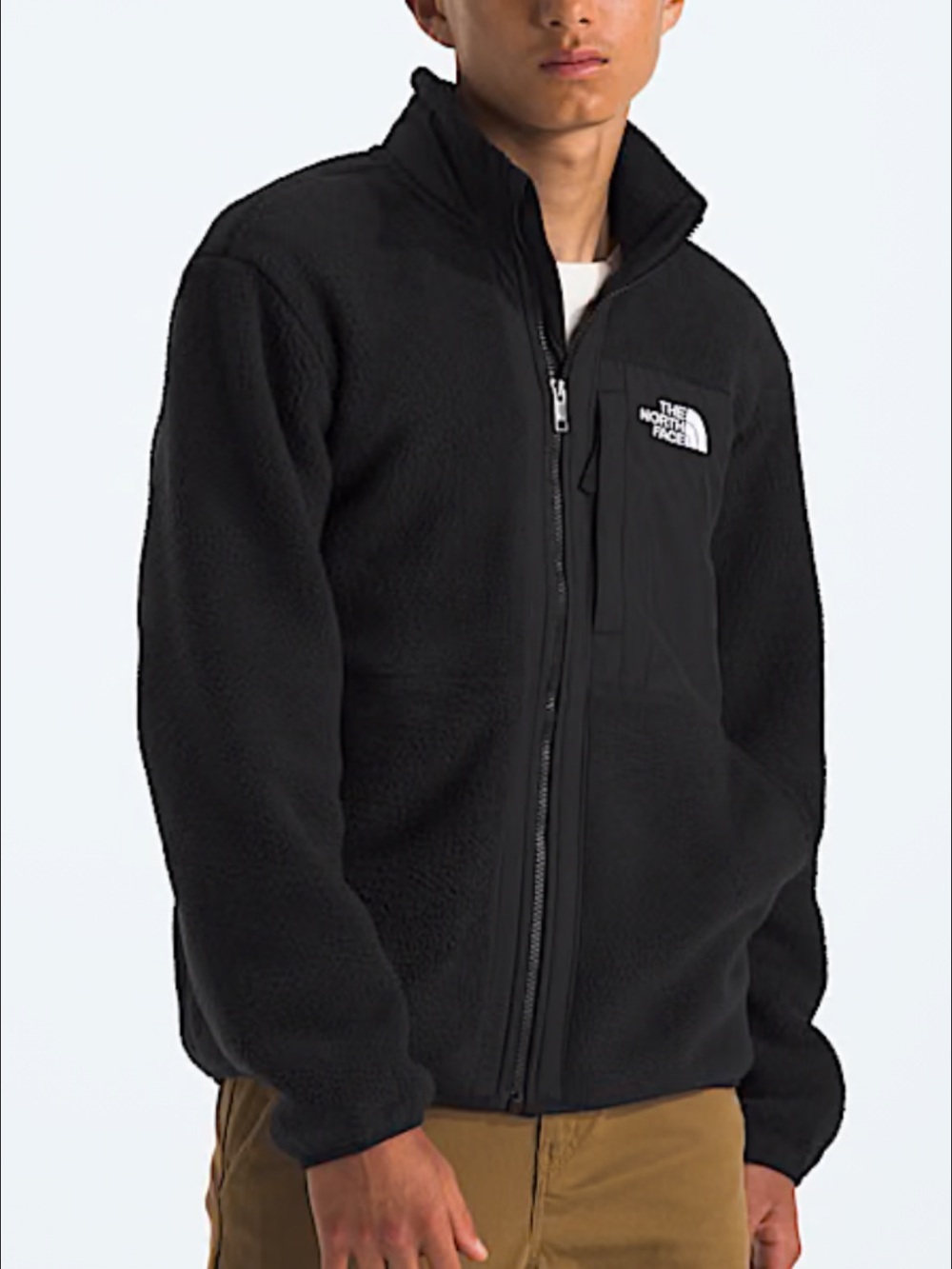 50%offw❤️ Teen the NorthFace fleece black Jacket, Sz L 12 sk166